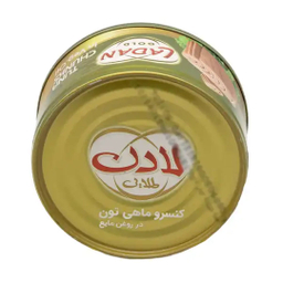 کنسرو تن ماهی در روغن گیاهی لادن وزن ۱۸۰ گرم