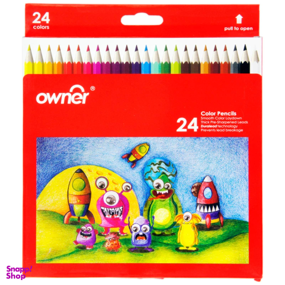 مداد رنگی 24 رنگ اونر کد 557