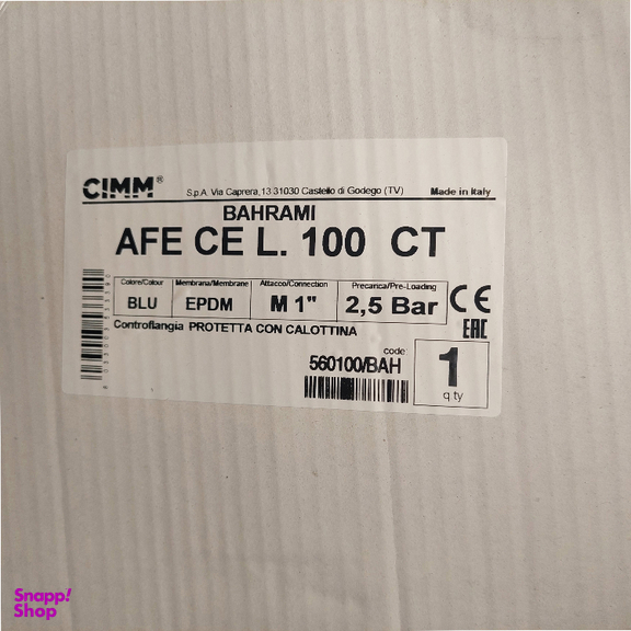 منبع تحت فشار CIMM مدل عمودی ظرفیت 100 لیتر