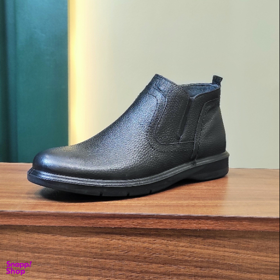 نیم بوت مردانه مدل Milano رنگ مشکی