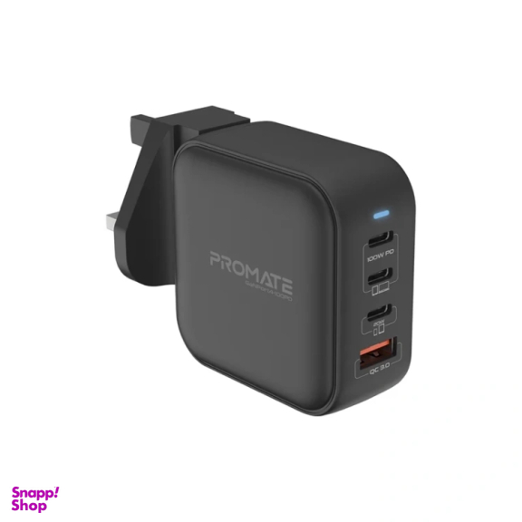 شارژر دیواری پرومیت مدل GANPORT4-100PD