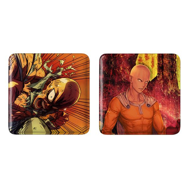 مگنت خندالو طرح سایتاما انیمه مرد تک مشتی کد 1133911333 مجموعه 2 عددی