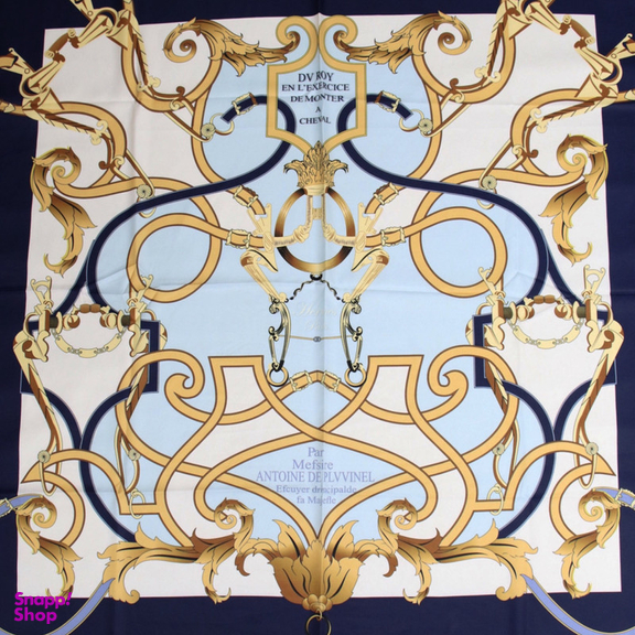 روسری زنانه آنالیا مدل ابریشم دور دست دوز کد 6057