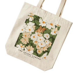 ساک خرید ترمه طراحان ایده مدل پترن گلدار سنجاب کد strm0629 - S