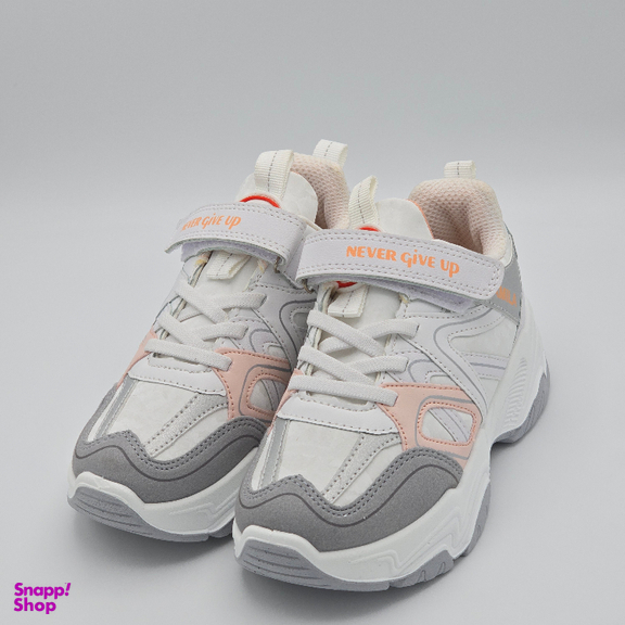 کتانی رامیلا کد 56777 رنگ سفید صورتی