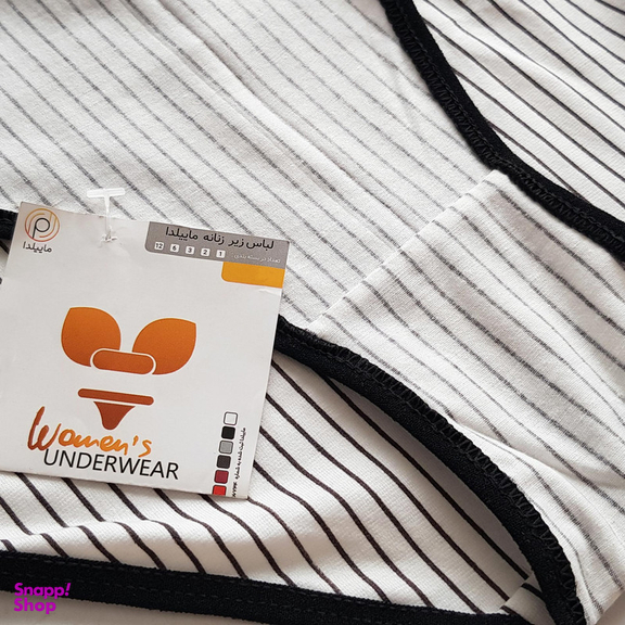 شورت زنانه ماییلدا مدل راه راه کد 5322-1 بسته 3 عددی