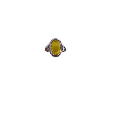 انگشتر نقره 925 عیار مردانه عقیق زرد کد HOSS021