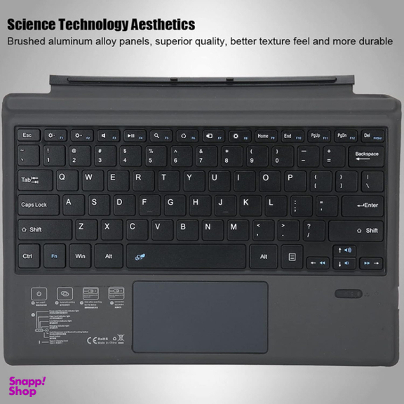کیبورد تبلت مدل SF-1089D مناسب برای مایکروسافت سرفیس پرو نسل 3 تا 7 پلاس