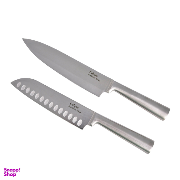 سرویس چاقو 8 پارچه آشپزخانه یونیک طرح 2 کد 5511