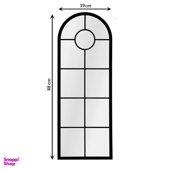 آینه سرویس بهداشتی الف مدل نیم قد ساغر