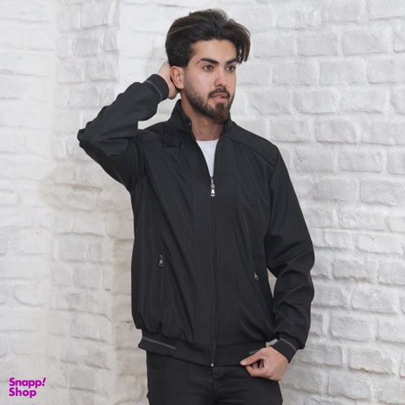 کاپشن بهاره مردانه آرپو مدل سهند رنگ مشکی