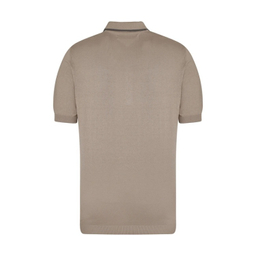 پولوشرت بافت آستین کوتاه مردانه مدل GD-s-16899499 رنگ کرم
