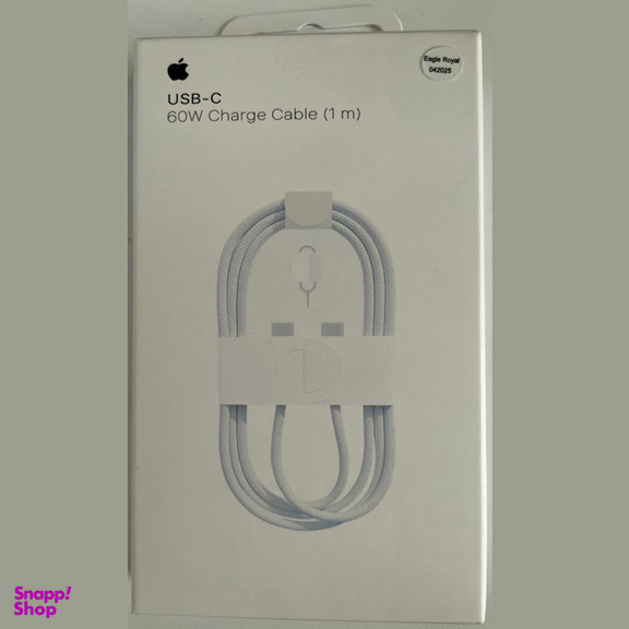 کابل شارژ Type-C مدل MQKJ3ZMA 60W طول 1 متر