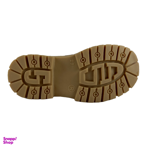 نیم بوت پسرانه طرح Caterpillar کد CT23 رنگ مشکی