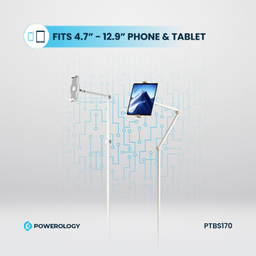 پایه نگهدارنده گوشی موبایل و تبلت پاورولوژی مدل Multi Joint Floor Stand PTBS170