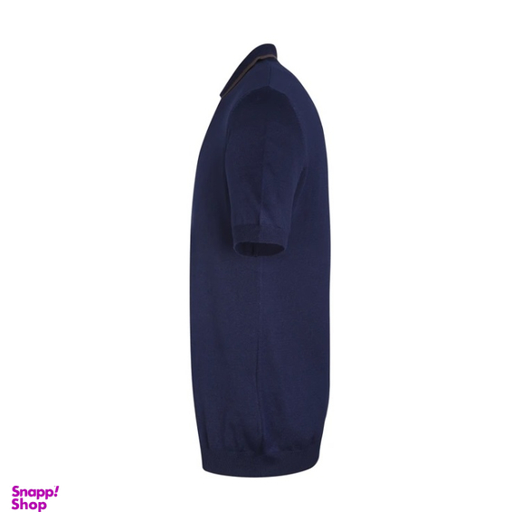 پولوشرت بافت آستین کوتاه مردانه مدل GD-s-16899521 رنگ سرمه ای