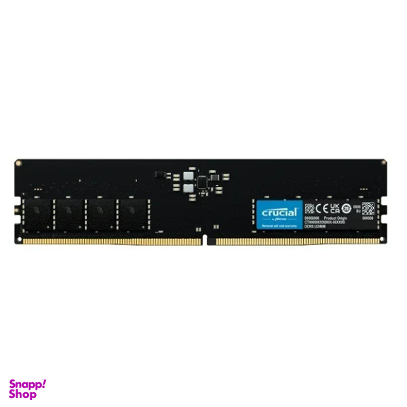 رم لپ تاپ کروشیال مدل DDR5 تک کاناله 4800 مگاهرتز ظرفیت 32 گیگابایت