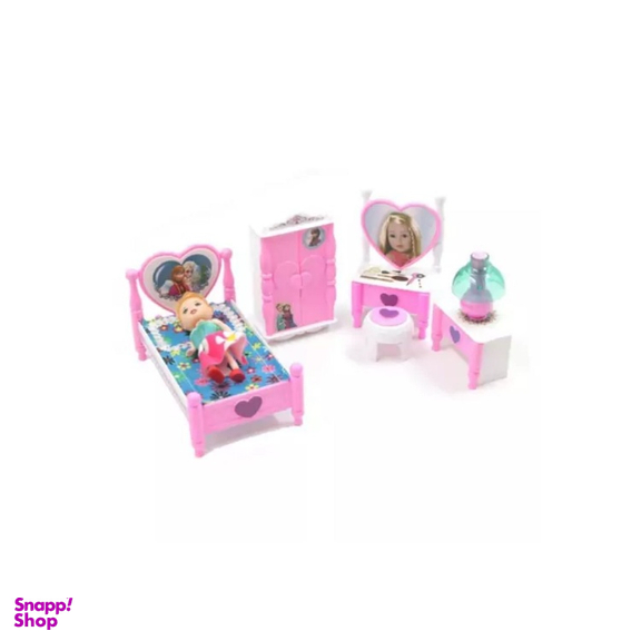 اسباب بازی سرویس اتاق خواب عروسک کد 3678