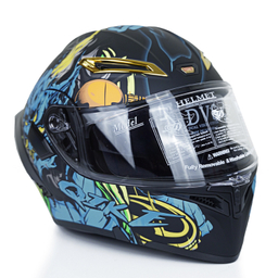 کلاه کاسکت فک متحرک کایک مدل 772 Blue Thunder God به همراه کاور