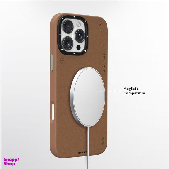 کاور یانگ کیت مدل Simple Matte Leather Case مناسب برای گوشی موبایل اپل iphone 16pro