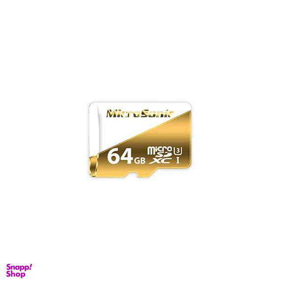 کارت حافظه MicroSDXC میکروسونیک مدل High Speed UHS-I U1 ظرفیت 64 گیگابایت