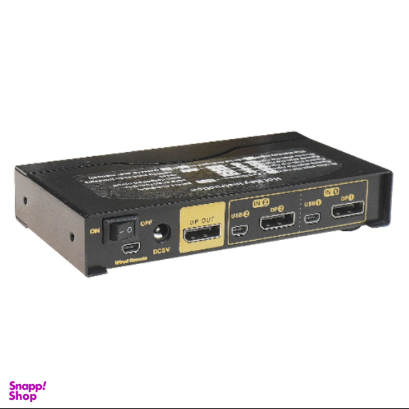 کی وی ام سوییچ 2 پورت DisplayPort کی نت پلاس مدل KP-D622