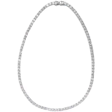 گردنبند نقره زنانه مدل تنیسی کد 550