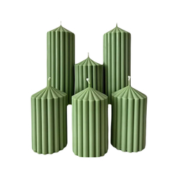شمع مدل موج پیچی کد cw301 مجموعه 2 عددی