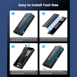 باکس حافظه SSD اوریکو مدل 9610C3 M.2 NVMe