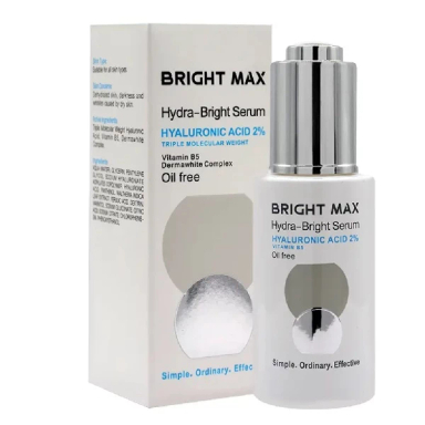 سرم هیالورونیک اسید 2% هیدرا برایت Bright Max حجم 30 میلی لیتر
