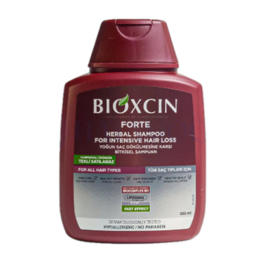 شامپو مو ضد ریزش مو و تقویت کننده مو بیوکسین مدل Forte Herbal shampoo حجم 300 میلیلیتر