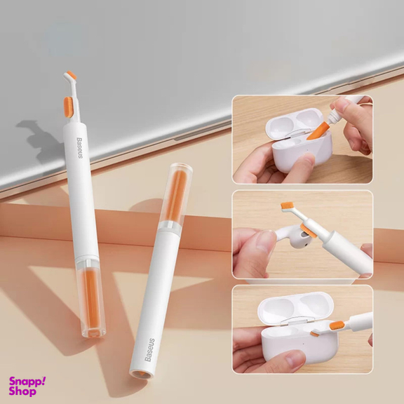 قلم تمیز کننده ایرپاد باسئوس مدل Dual Brush