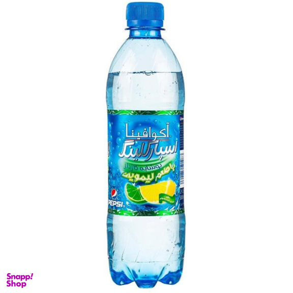 آب گازدار لیمویی آکوآفینا حجم 500 میلی لیتر