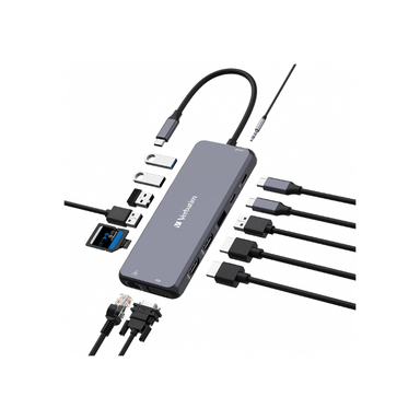 هاب Type-C چند پورت ورباتیم مدل CMH-14