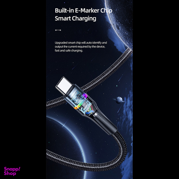 کابل تبدیل  USB-C  یوسمز مدل US-SJ537 طول 1.2 متر