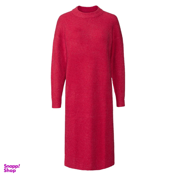 پیراهن بافت زنانه کد ESD03 رنگ قرمز