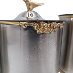 بانکه برنجی مدل گنجشک کد 88528 مجموعه 3 عددی