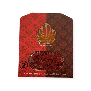 زعفران نگین زرتاج وزن 2 گرم