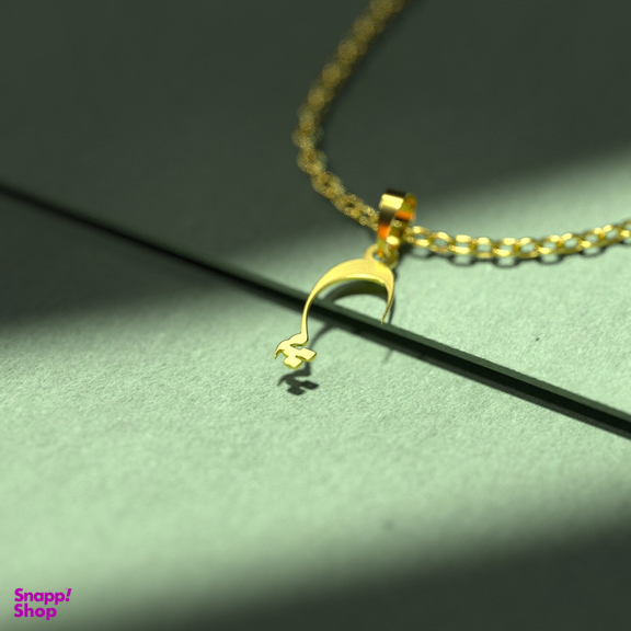 گردنبند طلا 18 عیار زنانه مدوپد مدل حرف ش کد I3-1-1700