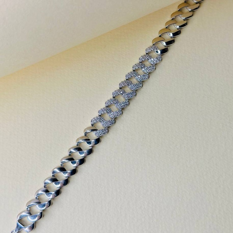 دستبند نقره زنانه گیرا طرح کارتیه کد G0621