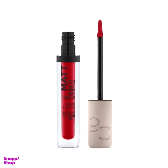 رژ لب مایع کاتریس مدل Matte Ink Pro شماره 090 رنگ قرمز