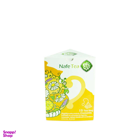 دمنوش سیب و گل بابونه ارگانیگ نافه بسته ۱۵ عددی