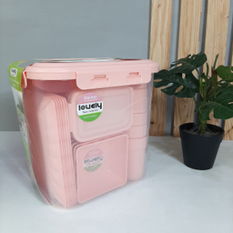 سبد پیک نیک و سرویس مسافرتی لاولی پلاست 58 پارچه کد TIK1160F