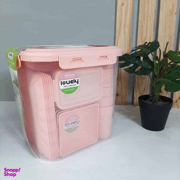 سبد پیک نیک و سرویس مسافرتی لاولی پلاست 58 پارچه کد TIK1160F