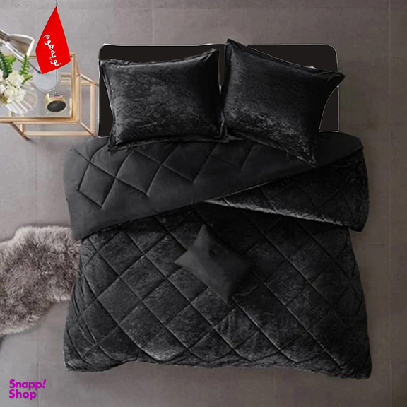 سرویس روتختی دو نفره 7 تکه نوپه هوم کد M37 به همراه روبالشی طرح دار