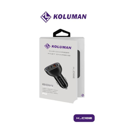 شارژر فندکی موبایل کلومن مدل K-C102 60W