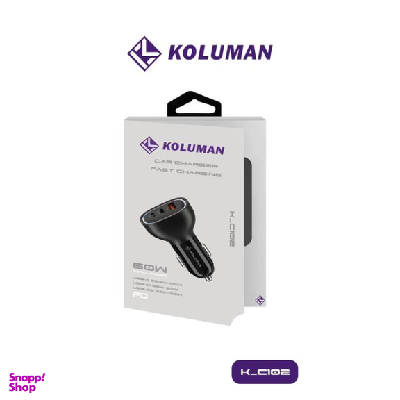 شارژر فندکی موبایل کلومن مدل K-C102 60W
