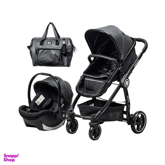 ست کالسکه و کریر کیکابو مدل Allure به همراه ساک لوازم کودک