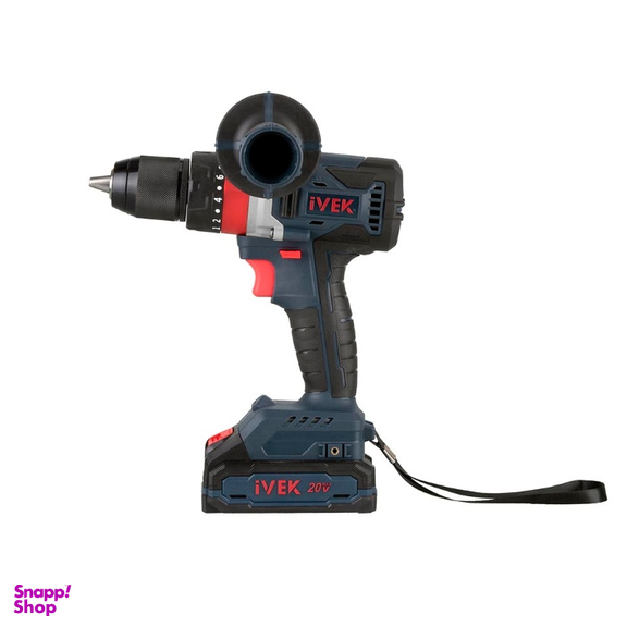 دریل شارژی چکشی براشلس 20 ولت ایوک کد K-7220v