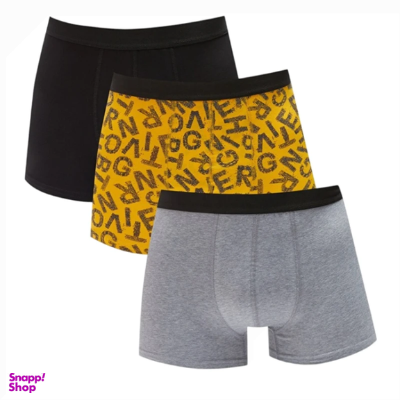 شورت مردانه ال سی وایکیکی مدل tr67 بسته 3 عددی